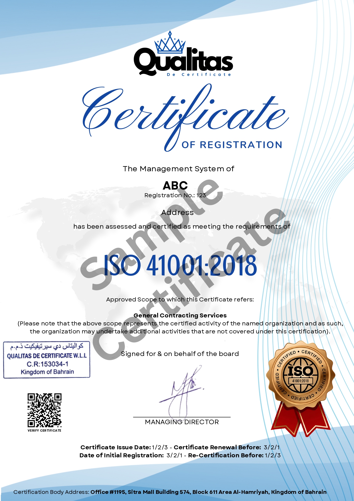 QDC Sample ISO 41001